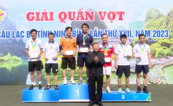 Bế mạc giải quần vợt c&aacute;c CLB tỉnh Ninh B&igrave;nh năm 2023