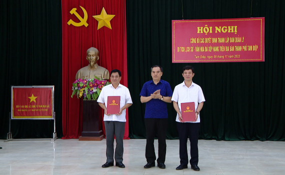 Tam Điệp th&agrave;nh lập Ban Quản l&yacute; di t&iacute;ch lịch sử, văn h&oacute;a đ&atilde; xếp hạng