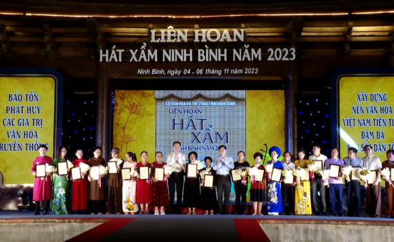 Khai mạc Li&ecirc;n hoan h&aacute;t Xẩm Ninh B&igrave;nh mở rộng năm 2023