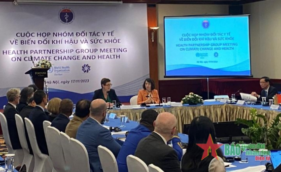 Bộ Y tế v&agrave; Tổ chức Y tế Thế giới hợp t&aacute;c về biến đổi kh&iacute; hậu v&agrave; sức khỏe