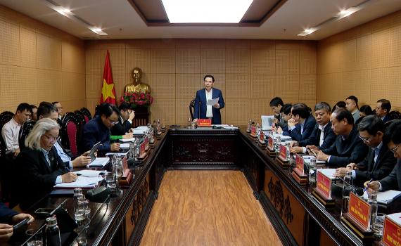 Hội nghị nghe B&aacute;o c&aacute;o phương &aacute;n Quy hoạch Cố đ&ocirc; Hoa Lư đến năm 2030, tầm nh&igrave;n đến năm 2050