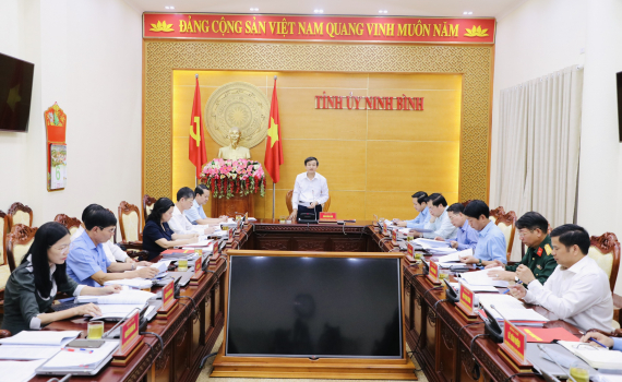 Hội nghị Ban Thường vụ Tỉnh ủy ng&agrave;y 06/11/2023