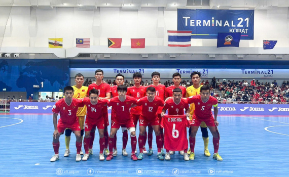 Đội tuyển Việt Nam lỡ hẹn ng&ocirc;i v&ocirc; địch futsal Đ&ocirc;ng Nam &Aacute;