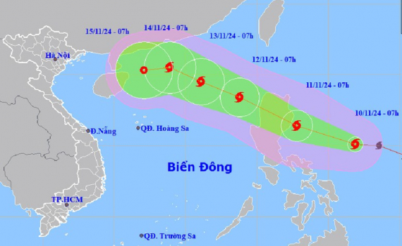 Bộ NN&PTNT ra c&ocirc;ng điện ứng ph&oacute; với b&atilde;o số 8