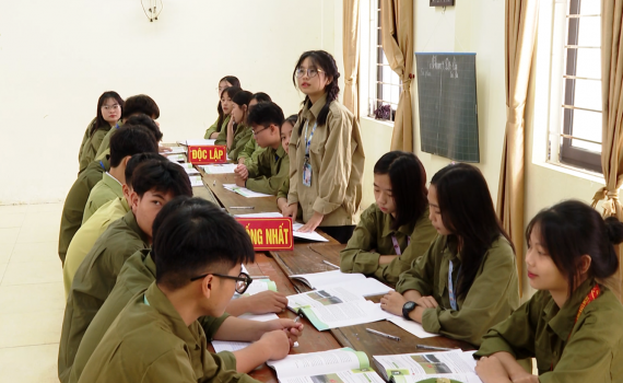 Đổi mới, s&aacute;ng tạo trong việc dạy m&ocirc;n Quốc ph&ograve;ng &ndash; An Ninh