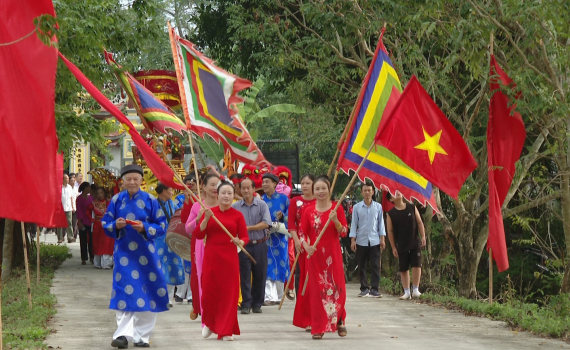 Lễ hội truyền thống l&agrave;ng Hương Thịnh, x&atilde; Ph&uacute; Lộc, huyện Nho Quan