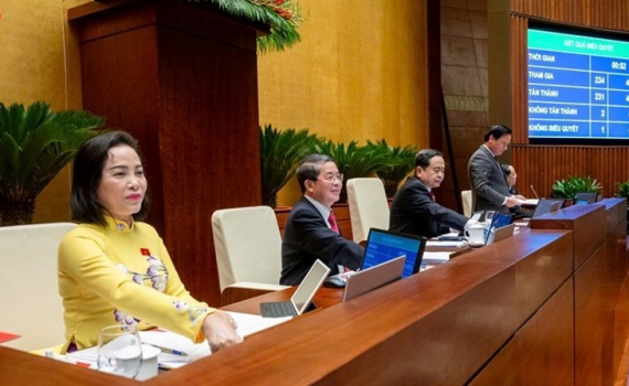Quốc hội th&ocirc;ng qua Nghị quyết về tổ chức ch&iacute;nh quyền đ&ocirc; thị tại th&agrave;nh phố Hải Ph&ograve;ng