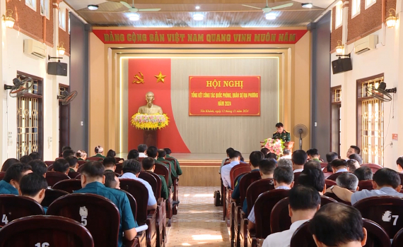 Y&ecirc;n Kh&aacute;nh triển khai c&ocirc;ng t&aacute;c quốc ph&ograve;ng, qu&acirc;n sự địa phương năm 2025
