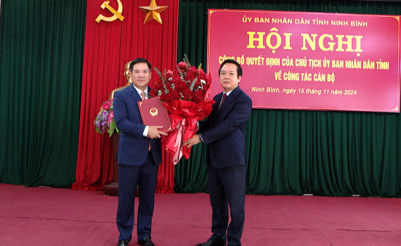 C&ocirc;ng bố Quyết định bổ nhiệm Gi&aacute;m đốc Sở N&ocirc;ng nghiệp v&agrave; Ph&aacute;t triển n&ocirc;ng th&ocirc;n