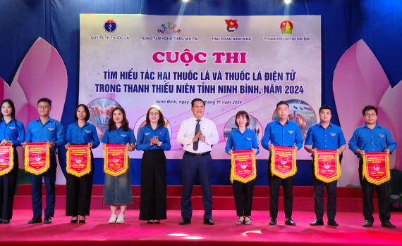 Cuộc thi “Tìm hiểu tác hại của thuốc lá và thuốc lá điện tử” trong thanh, thiếu niên tỉnh Ninh Bình