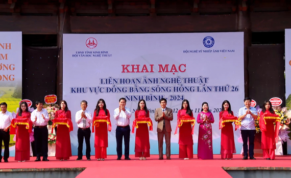 Li&ecirc;n hoan ảnh nghệ thuật khu vực Đồng bằng s&ocirc;ng Hồng lần thứ 26 năm 2024
