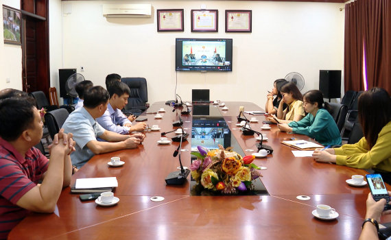 Hội nghị trực tuyến to&agrave;n quốc về Quản l&yacute; chất lượng sản phẩm, h&agrave;ng h&oacute;a vật liệu x&acirc;y dựng