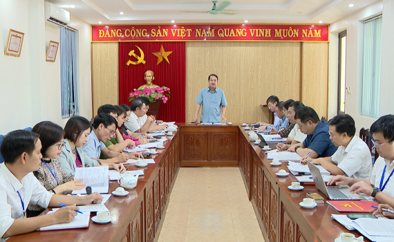 Kiểm tra c&ocirc;ng t&aacute;c chuẩn bị Đại hội điểm, th&iacute; điểm cấp cơ sở nhiệm kỳ 2025 - 2030