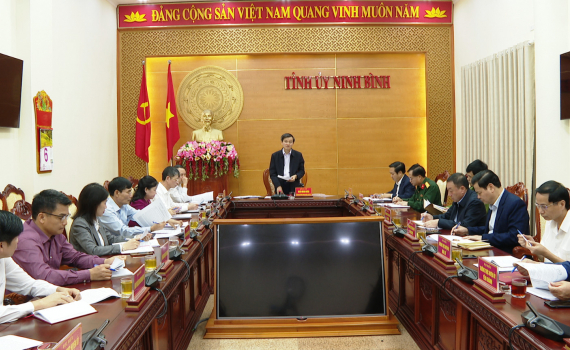 Thường trực Tỉnh ủy triển khai nhiệm vụ trọng t&acirc;m c&ocirc;ng t&aacute;c th&aacute;ng 11 năm 2024