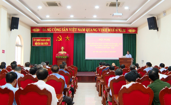 Gia Viễn triển khai sản xuất vụ Đ&ocirc;ng xu&acirc;n 2024- 2025