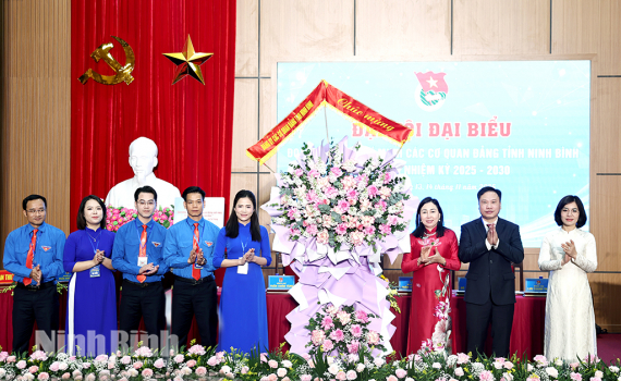 Đại hội đại biểu Đo&agrave;n TNCS Hồ Ch&iacute; Minh c&aacute;c cơ quan Đảng tỉnh Ninh B&igrave;nh lần thứ I, nhiệm kỳ 2025-2030