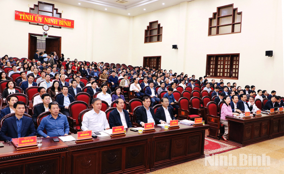 Hội nghị học tập, qu&aacute;n triệt v&agrave; triển khai thực hiện Nghị quyết Đại hội đại biểu Đảng bộ tỉnh lần thứ I, nhiệm kỳ 2025-2030