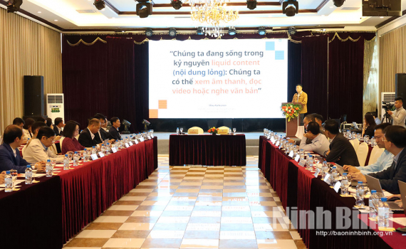 Hội thảo &ldquo;Quản l&yacute; t&ograve;a soạn hội tụ: Kinh nghiệm v&agrave; giải ph&aacute;p cho c&aacute;c cơ quan b&aacute;o ch&iacute; trong t&igrave;nh h&igrave;nh hiện nay&rdquo;