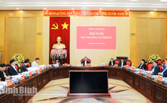 Ban Thường vụ Tỉnh ủy cho &yacute; kiến về nhiều nội dung quan trọng