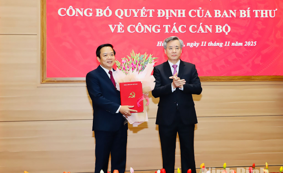 Đồng ch&iacute; Phạm Quang Ngọc được điều động, chỉ định giữ chức Ph&oacute; B&iacute; thư Tỉnh ủy Hưng Y&ecirc;n