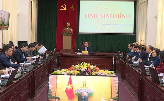 Hội nghị trực tuyến triển khai c&ocirc;ng t&aacute;c đảm bảo ATGT năm 2020