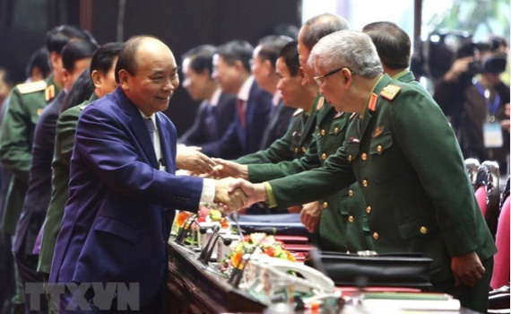 Thủ tướng Nguyễn Xu&acirc;n Ph&uacute;c dự Hội nghị Qu&acirc;n ch&iacute;nh to&agrave;n qu&acirc;n năm 2019
