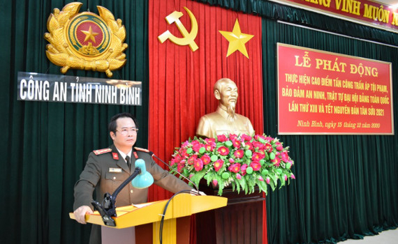 C&ocirc;ng an tỉnh ph&aacute;t động thực hiện cao điểm tấn c&ocirc;ng trấn &aacute;p tội phạm