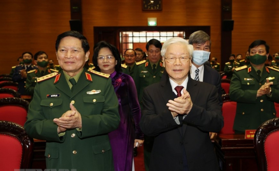 Tổng B&iacute; thư, Chủ tịch nước: Kh&ocirc;ng để suy tho&aacute;i, tự diễn biến, tự chuyển h&oacute;a trong Qu&acirc;n đội