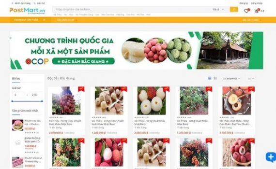 S&agrave;n Postmart nằm trong top 10 giải thưởng thu hẹp khoảng c&aacute;ch số