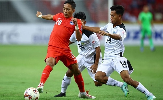 Thắng Timor Leste 2-0, Singapore v&agrave;o b&aacute;n kết AFF Cup 2020