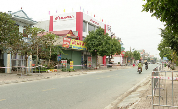 Kết th&uacute;c việc thiết lập c&aacute;ch ly y tế v&ugrave;ng c&oacute; dịch th&ocirc;n 4, x&atilde; Lạc V&acirc;n, huyện Nho Quan