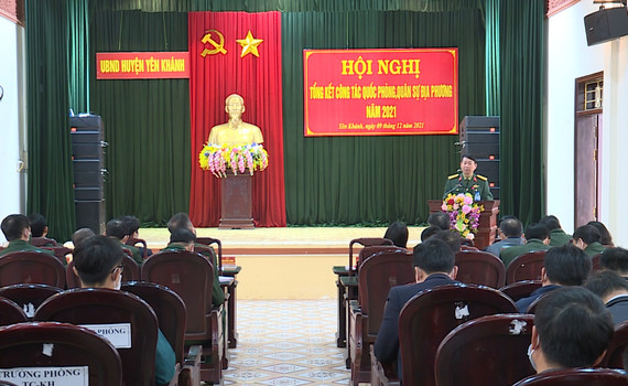  Y&ecirc;n Kh&aacute;nh tổng kết c&ocirc;ng t&aacute;c quốc ph&ograve;ng, qu&acirc;n sự địa phương 2021
