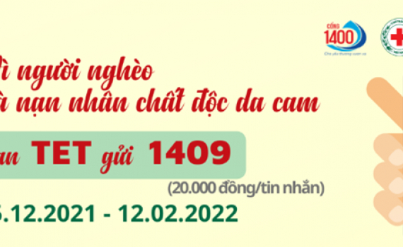 Ph&aacute;t động nhắn tin ủng hộ "Tết v&igrave; người ngh&egrave;o v&agrave; nạn nh&acirc;n chất độc da cam"