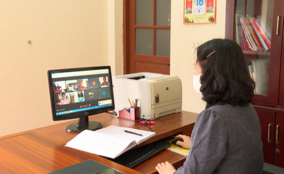 Ninh B&igrave;nh ứng dụng c&ocirc;ng nghệ th&ocirc;ng tin trong dạy v&agrave; học trực tuyến
