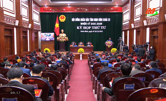 Khai mạc Kỳ họp thứ tư, HĐND tỉnh kh&oacute;a XV, nhiệm kỳ 2021 - 2026 