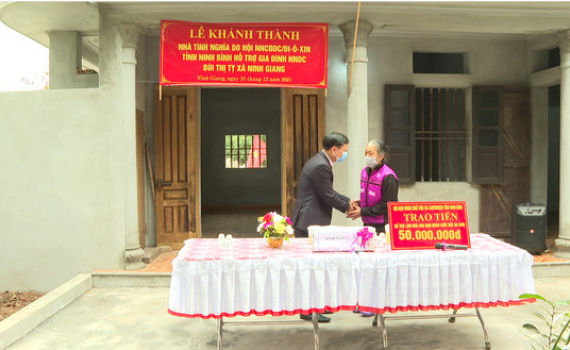 Kh&aacute;nh th&agrave;nh nh&agrave; cho nạn nh&acirc;n chất độc da cam