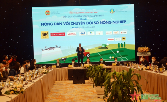 Diễn đ&agrave;n n&ocirc;ng d&acirc;n với chuyển đổi số n&ocirc;ng nghiệp