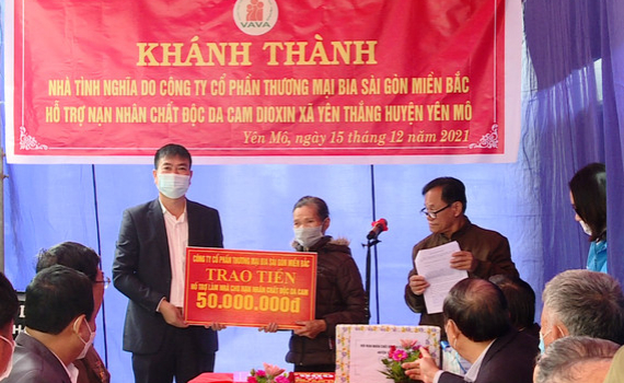 Kh&aacute;nh th&agrave;nh nh&agrave; t&igrave;nh nghĩa cho nạn nh&acirc;n da cam