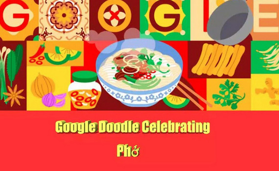 Google Doodle t&ocirc;n vinh phở Việt Nam tr&ecirc;n c&ocirc;ng cụ t&igrave;m kiếm 20 quốc gia