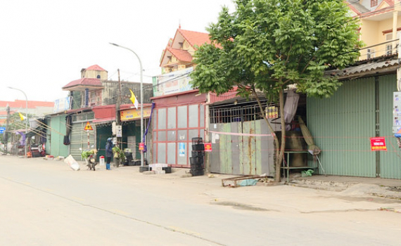 Ca mắc Covid-19 trong cộng đồng tăng cao, Kim Đ&ocirc;ng phong tỏa nghi&ecirc;m ngặt