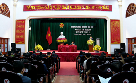 Kỳ họp thứ 5, HĐND huyện Nho Quan kh&oacute;a X