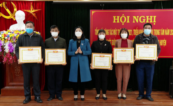 Huyện Y&ecirc;n Kh&aacute;nh tổng kết c&ocirc;ng t&aacute;c Mặt trận năm 2021