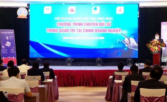 Hội Doanh nh&acirc;n trẻ tỉnh tập huấn chuyển đổi số trong quản trị t&agrave;i ch&iacute;nh doanh nghiệp