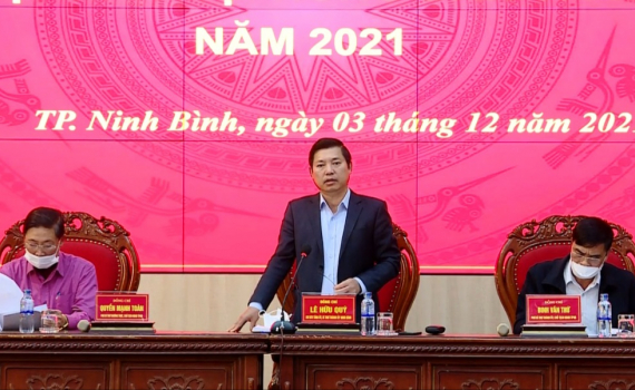Thường trực Th&agrave;nh ủy Ninh B&igrave;nh đối thoại với c&aacute;n bộ, hội vi&ecirc;n n&ocirc;ng d&acirc;n