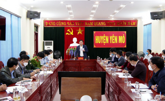 Triển khai c&aacute;c biện ph&aacute;p ph&ograve;ng, chống dịch COVID-19 tại Y&ecirc;n M&ocirc;