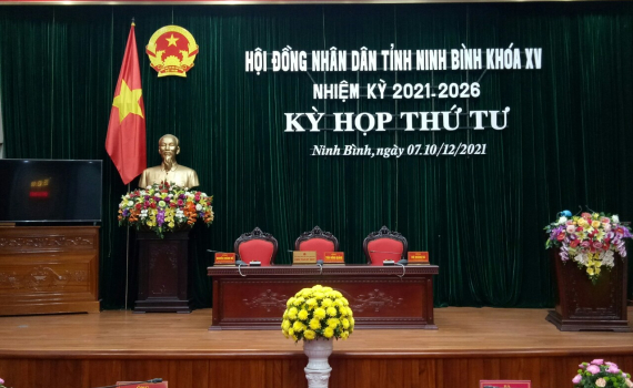 Kỳ họp thứ tư, HĐND tỉnh Ninh B&igrave;nh kh&oacute;a XV sẽ khai mạc v&agrave;o s&aacute;ng ng&agrave;y 7/12