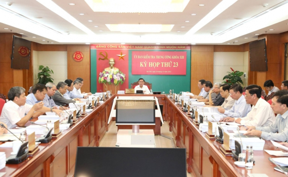 Ủy ban Kiểm tra Trung ương đề nghị thi h&agrave;nh kỷ luật một số c&aacute;n bộ l&atilde;nh đạo, tổ chức đảng