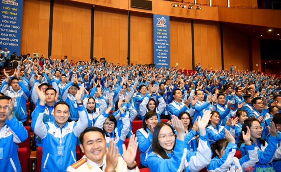 H&ocirc;m nay (15-12), khai mạc trọng thể Đại hội đại biểu to&agrave;n quốc Đo&agrave;n TNCS Hồ Ch&iacute; Minh lần thứ XII, nhiệm kỳ 2022-2027