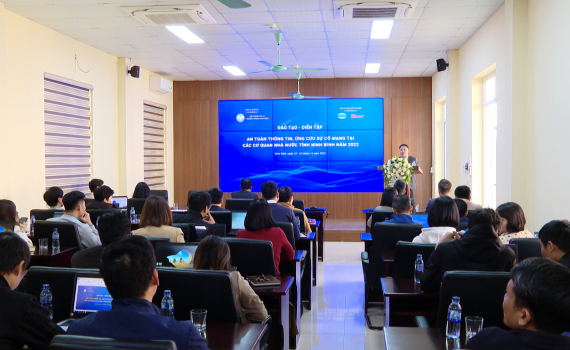 Đ&agrave;o tạo - Diễn tập an to&agrave;n th&ocirc;ng tin, ứng cứu sự cố mạng tại c&aacute;c cơ quan Nh&agrave; nước