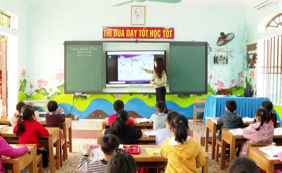 Hiệu quả bước đầu triển khai dạy tiếng Anh bậc Tiểu học tại Ninh B&igrave;nh